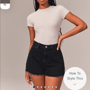 NWT Curve Love High Rise 90s Relaxed Cut off shorts